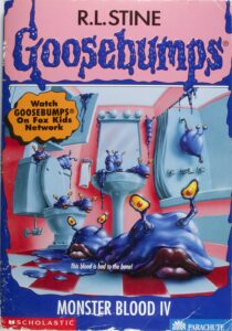 goosebumps book covers monster blood IV