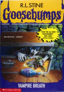 goosebumps book covers vampire breath