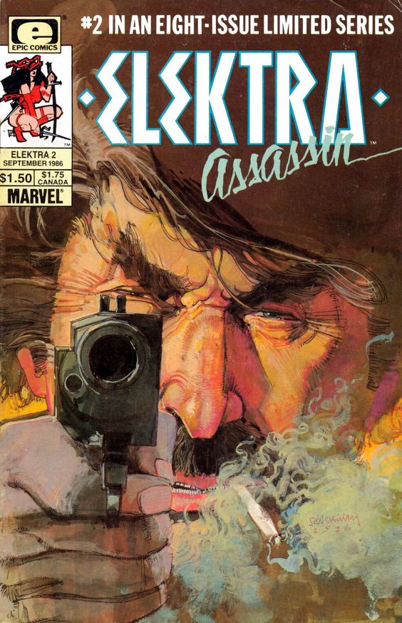 marvel comic book cover elektra assassin