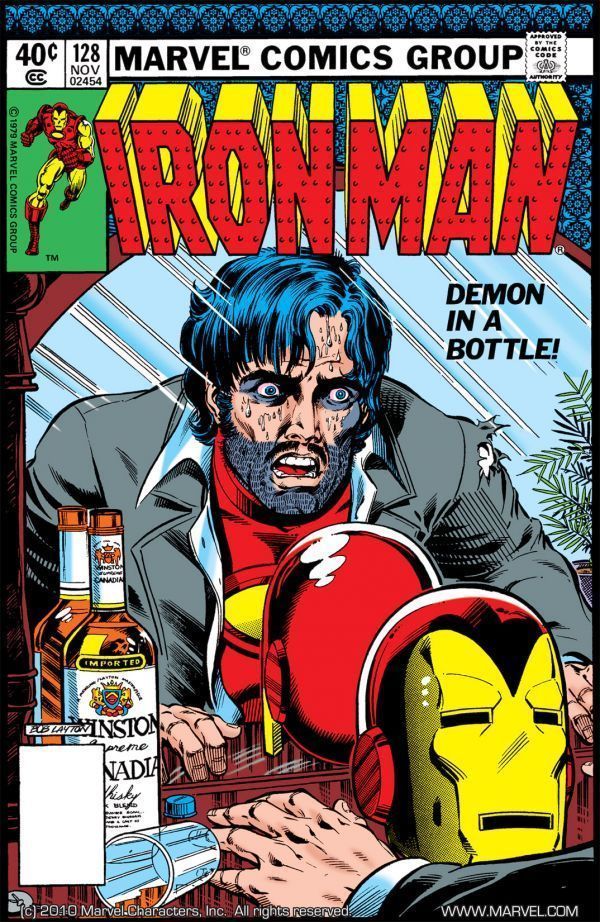 marvel comic book cover ironman