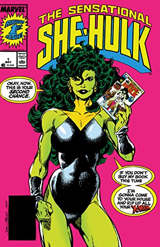 marvel comic book cover sensational she hulk
