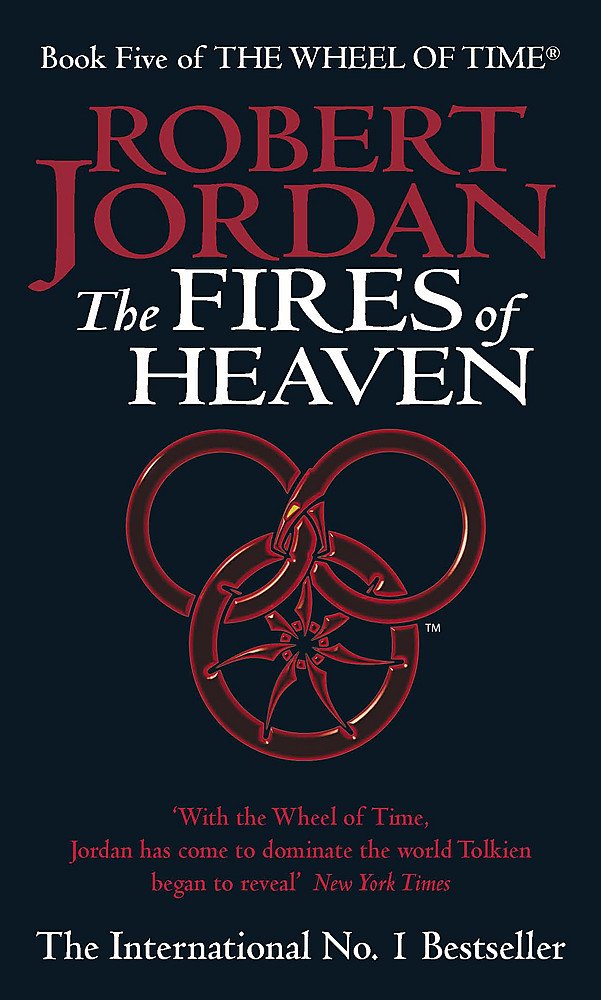 wheel of time the fires of heaven 1st uk edition book cover