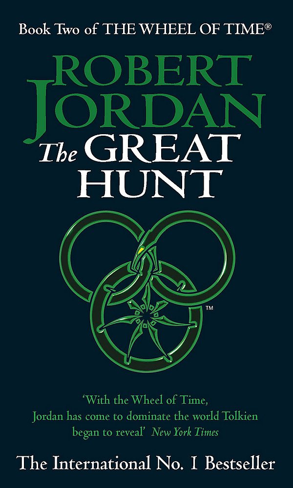 wheel of time the great hunt 1st uk edition book cover