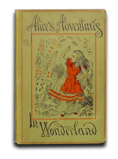 classic book covers alice's adventures in wonderland