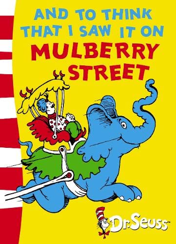 dr seuss book covers harpercollins and to think that i saw it on mulberry street