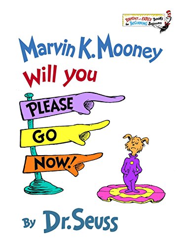dr seuss book covers marvin k. mooney will you please go now