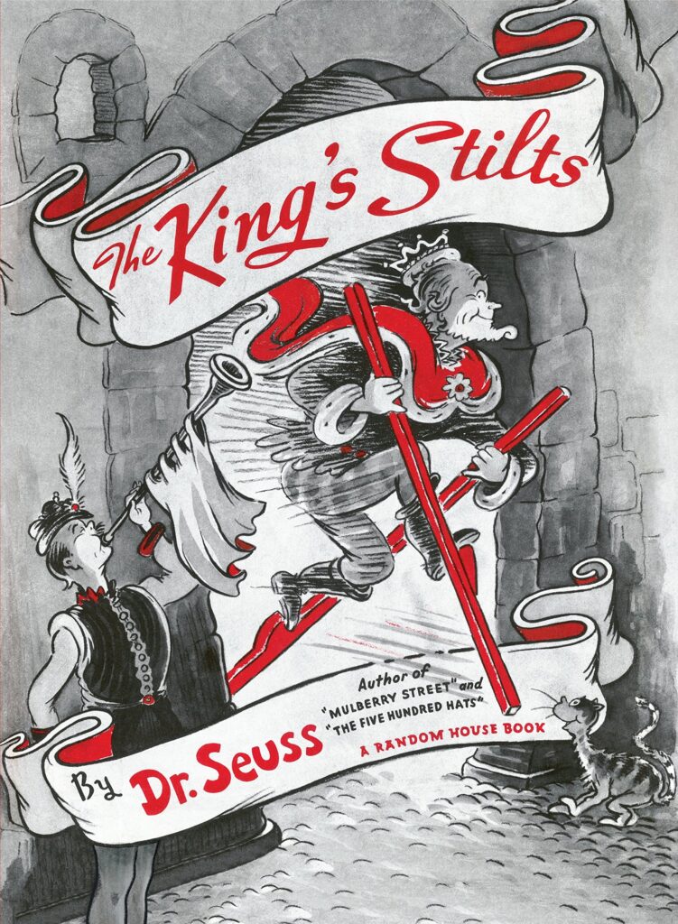 dr seuss book covers the king's stilts