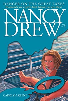 nancy drew book covers danger on the great lakes