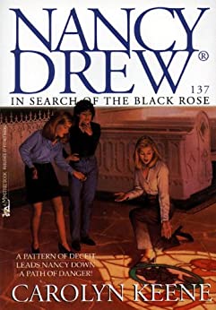 nancy drew book covers in search of the black rose