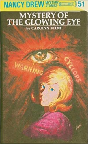nancy drew book covers mystery of the glowing eye