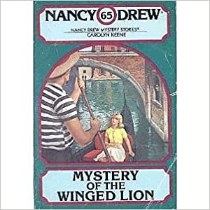 nancy drew book covers mystery of the winged lion
