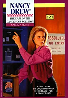 nancy drew book covers the case of the dangerous solution