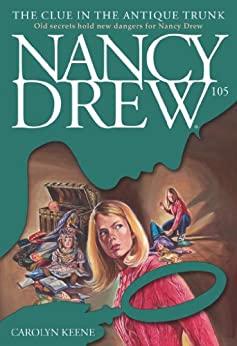 nancy drew book covers the clue in the antique trunk
