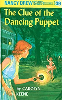 nancy drew book covers the clue of the dancing puppet