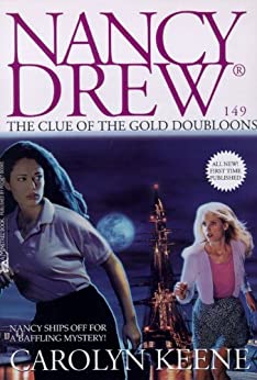nancy drew book covers the clue of the gold boubloons