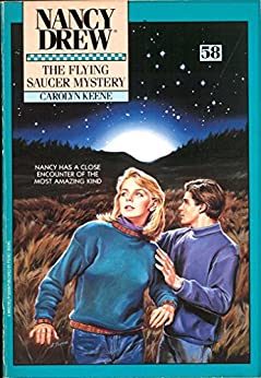 nancy drew book covers the flying saucer mystery