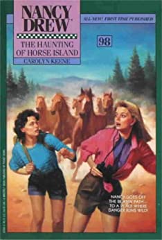 nancy drew book covers the haunting of horse island