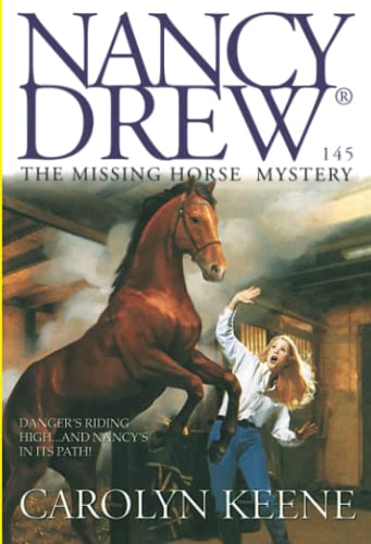 nancy drew book covers the missing horse mystery