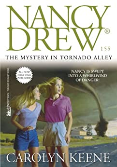 nancy drew book covers the mystery in tornado alley