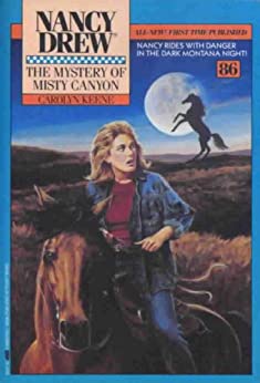 nancy drew book covers the msytery of misty canyon