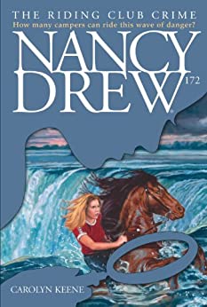 nancy drew book covers the riding club crime