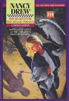 nancy drew book covers the search for the silver persian