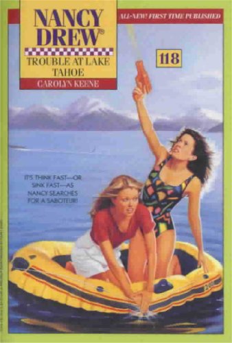 nancy drew book covers trouble at lake tahoe