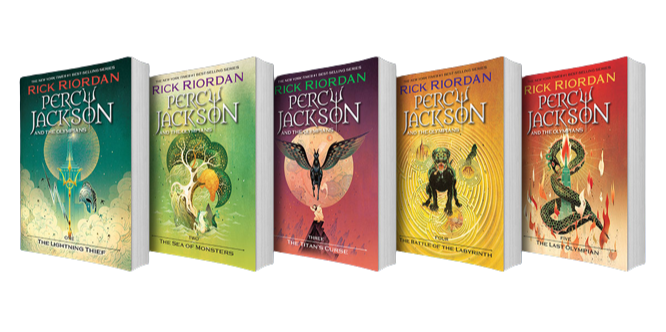 percy jackson book covers collection