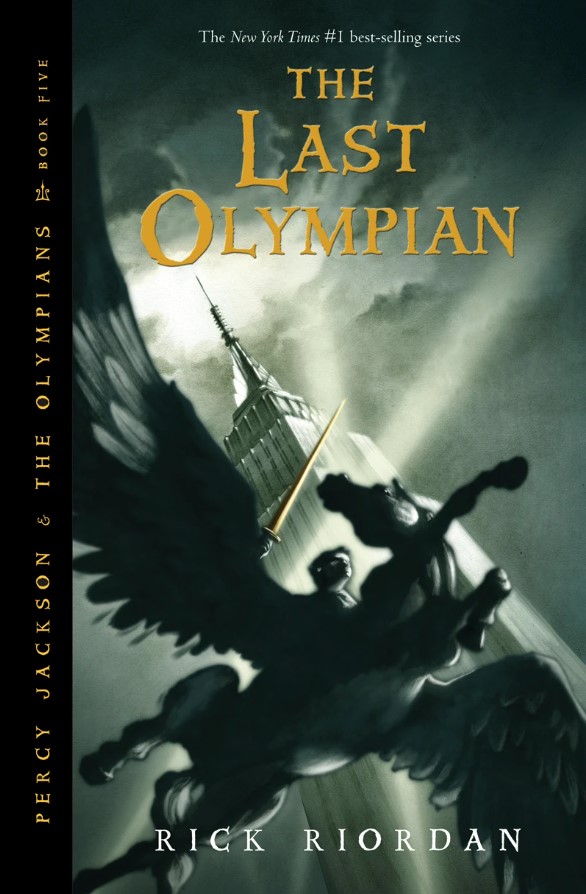 percy jackson book covers the last olympian first edition us