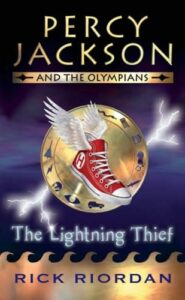 percy jackson book covers the lightning thief first edition uk