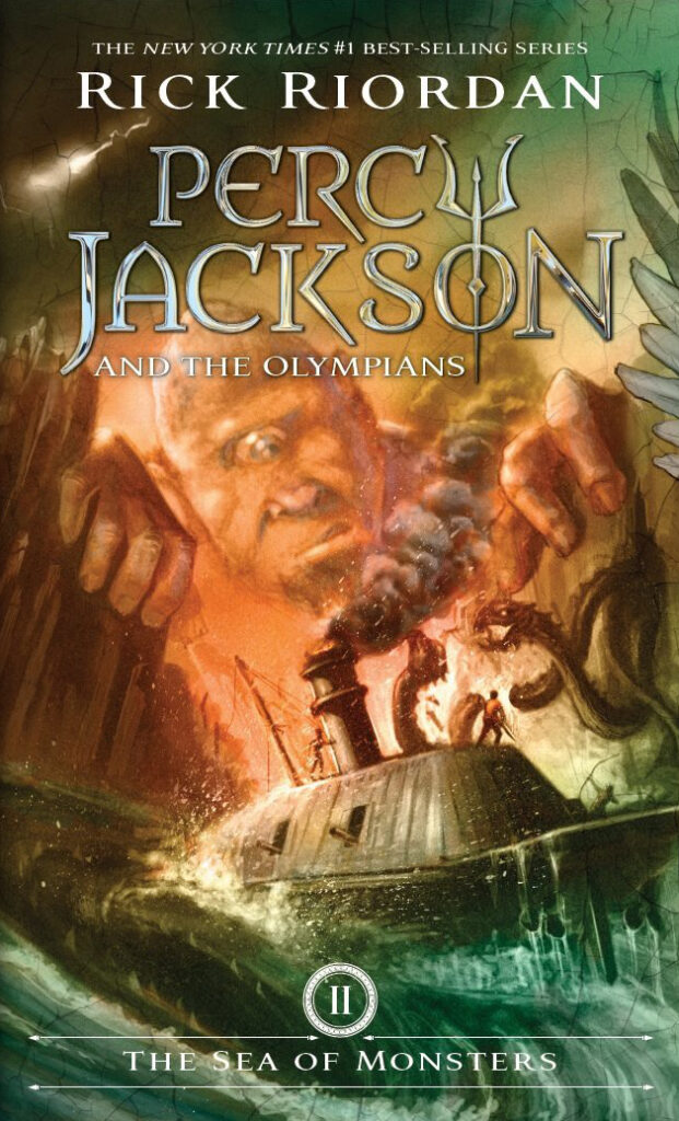percy jackson book covers the sea of monsters us second edition