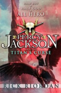 percy jackson book covers the titan's curse uk edition