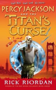 percy jackson book covers the titan's curse first edition uk