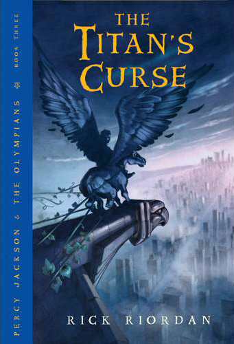 percy jackson book covers the titan's curse first edition us
