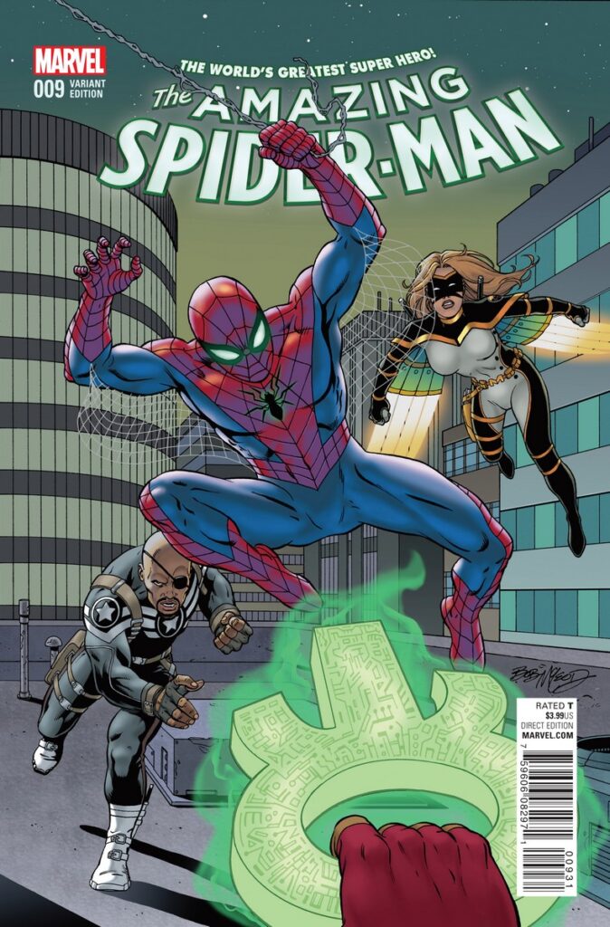Marvel Comic Book Covers Amazing Spiderman Vol 4 9 Classic Variant