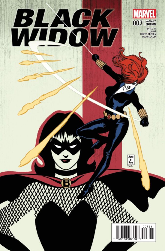 Marvel Comic Book Covers Black Widow Vol 6 7 Classic Variant