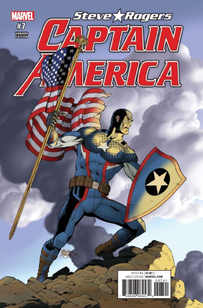 Marvel Comic Book Covers Captain America Steve Rogers Vol 1 7 Classic Variant