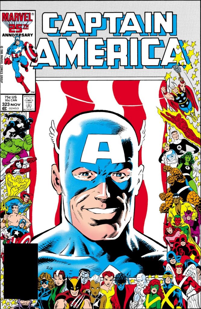 Marvel Comic Book Covers Captain America Vol 1 323