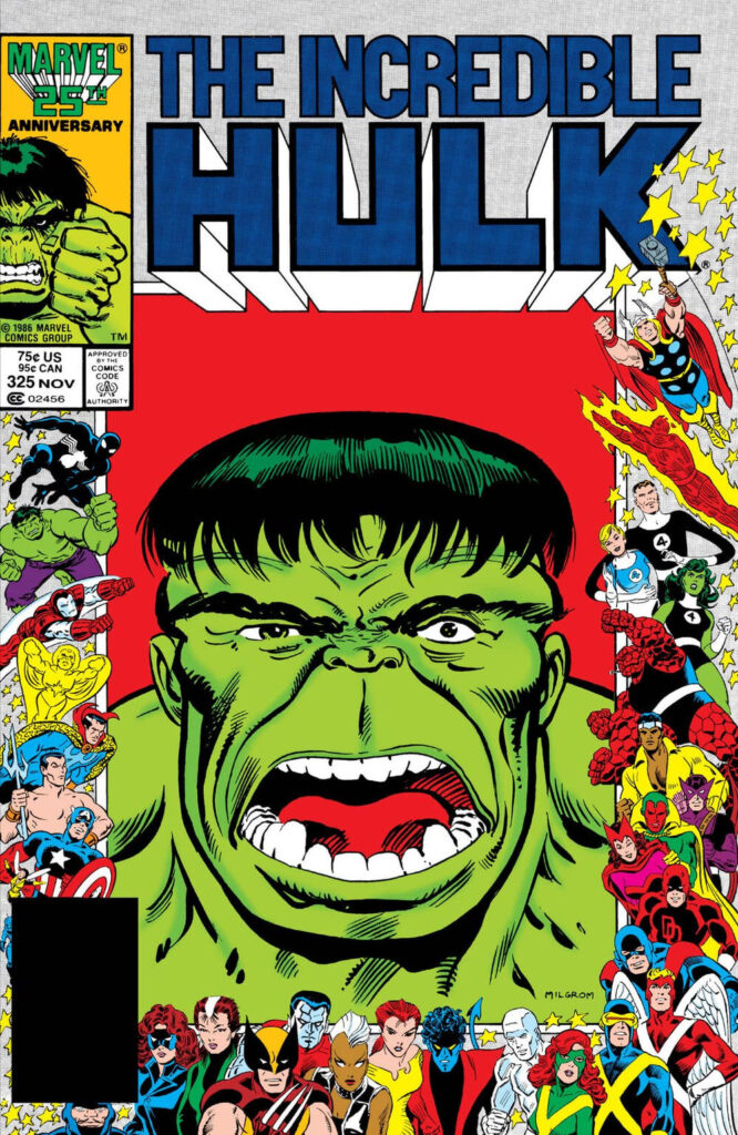 Marvel Comic Book Covers Incredible Hulk Vol 1 325