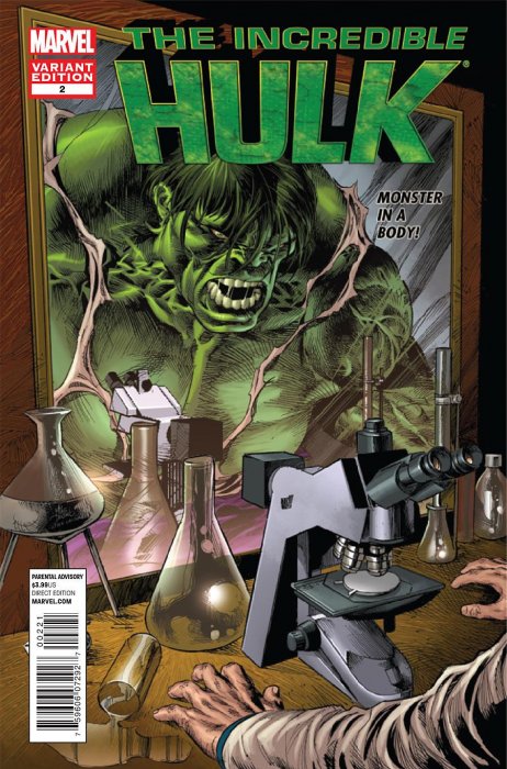 Marvel Comic Book Covers Incredible Hulk Vol 3 2 50th Anniversary Variant