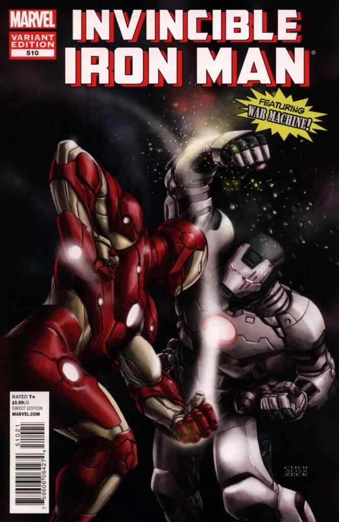 Marvel Comic Book Covers Invincible Iron Man Vol 1 510 50th Anniversary Variant
