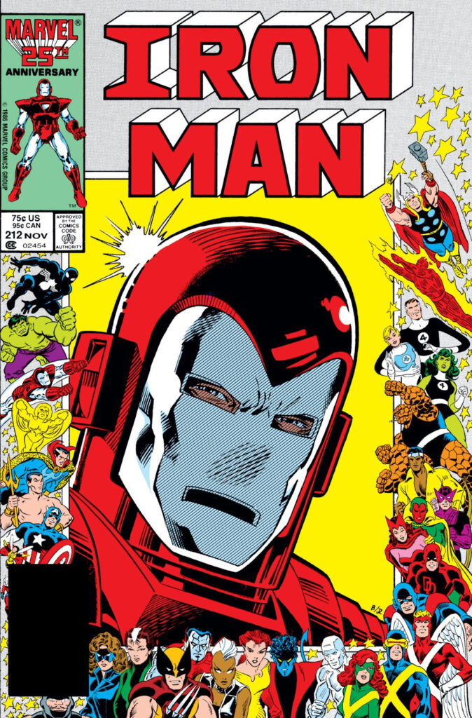 Marvel Comic Book Covers Iron Man Vol 1 212