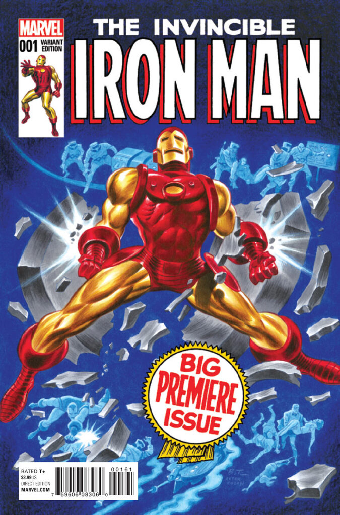 Marvel Comic Book Covers The Invincible Iron Man Vol 3 1 Classic Variant
