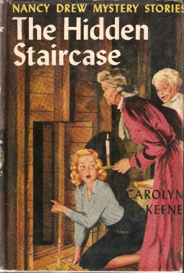 Nancy Drew Book Covers The Hidden Staircase 1950 version