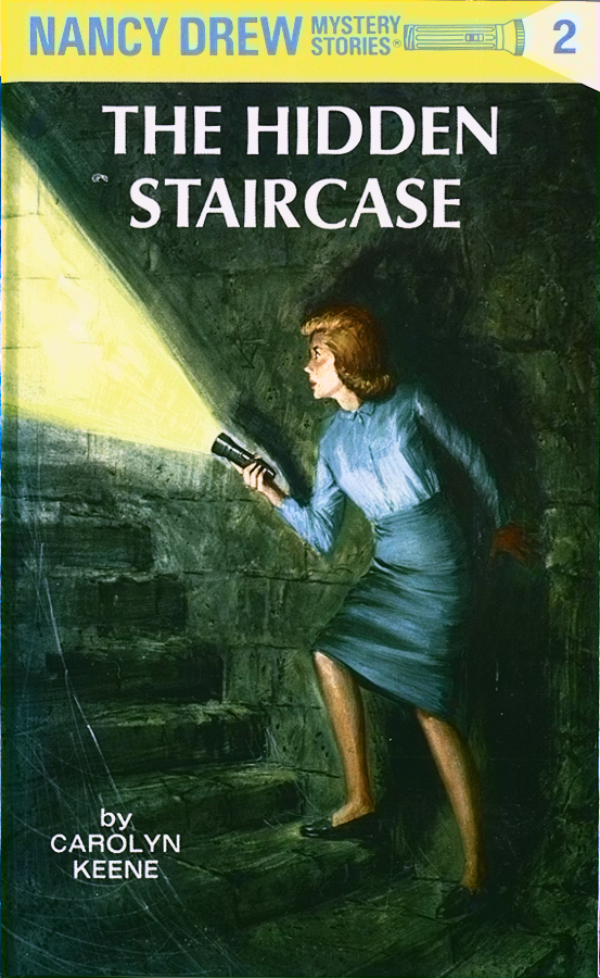 Nancy Drew Book Covers The Hidden Staircase 1966 version