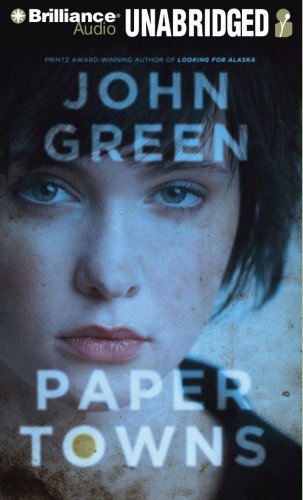 Paper Towns Book Cover Audio CD