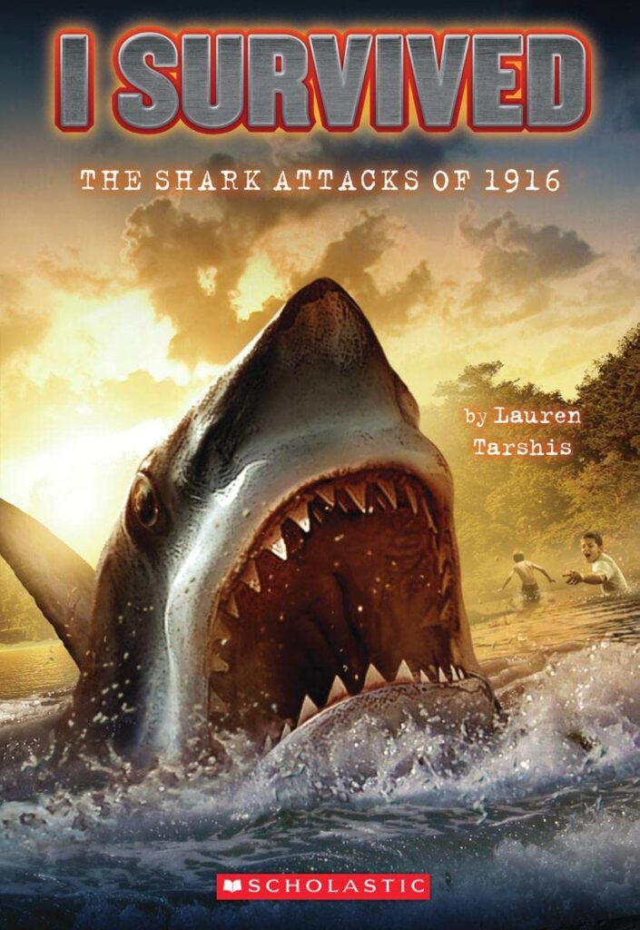 I Survived Book Covers The Shark Attacks of 1916 paperback