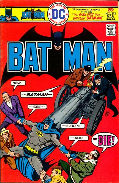 Batman Comic Book Covers Volume 1 #273