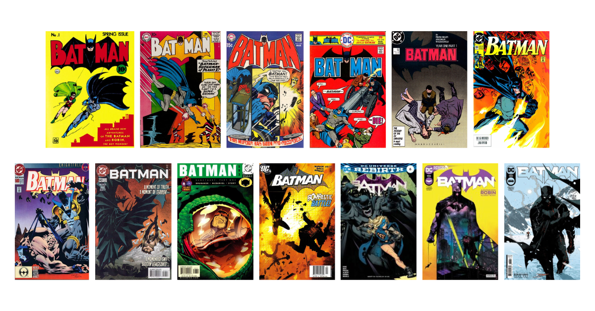 Batman Comic Book Covers