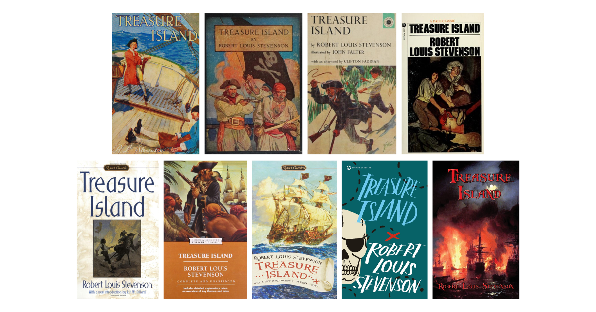 Treasure Island Book Covers